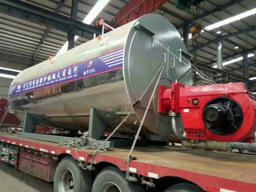 天津15吨燃气锅炉发货